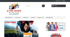 Desktop Screenshot of jevousdeguise.fr